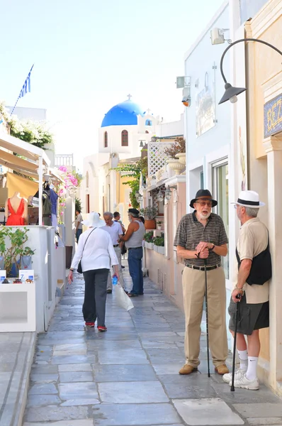 Ruas de Santorini, Grécia — Fotografia de Stock