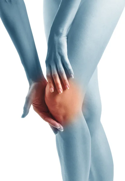 Pain in a knee — Stock Photo, Image