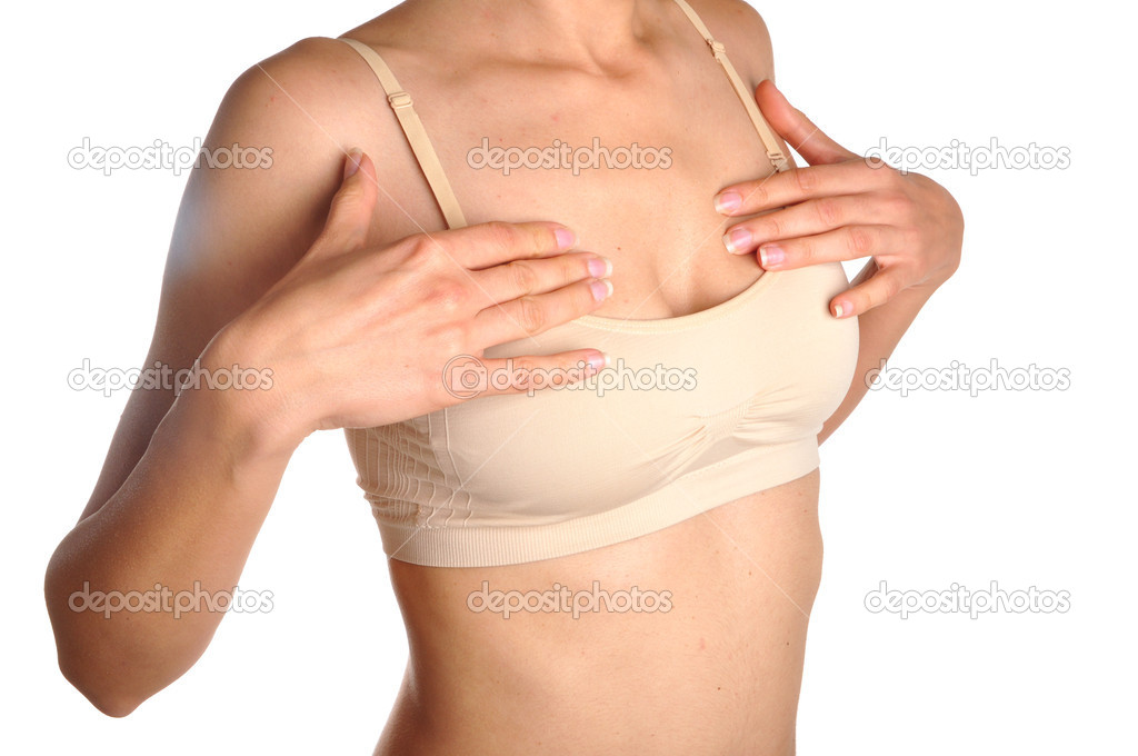 Acute pain in a woman chest. Stock Photo by ©FineShine 34470605