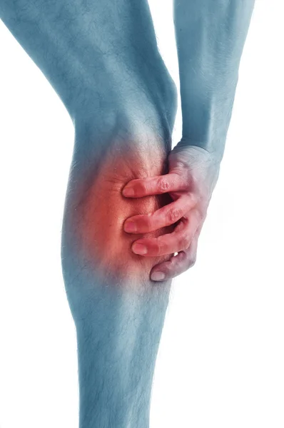 Schmerzen im Knie — Stockfoto