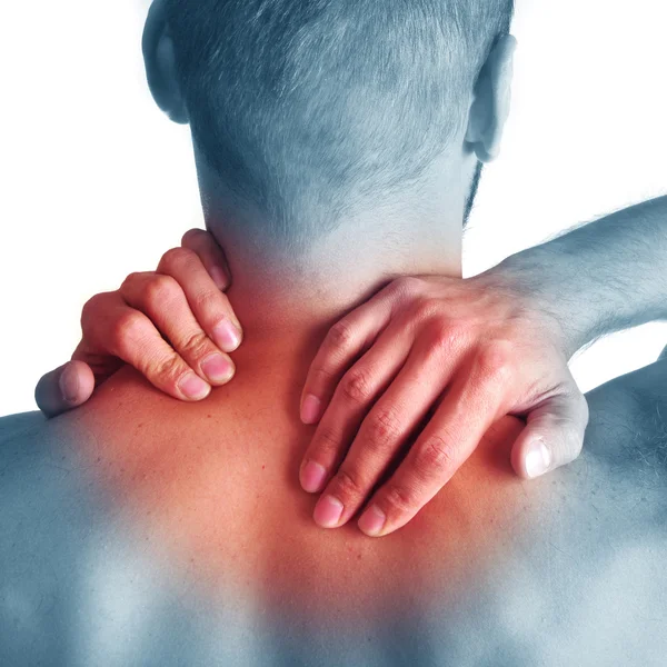 Pijn in de nek — Stockfoto