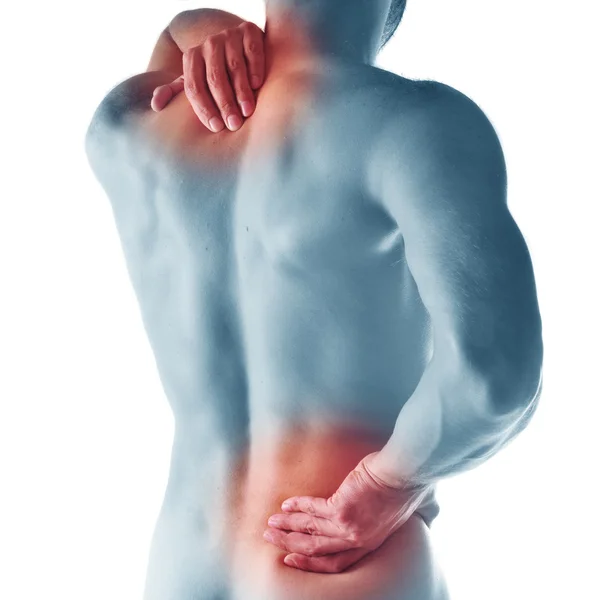 Pain in waist — Stock Photo, Image