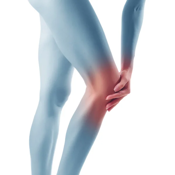 Pain in knee — Stock Photo, Image