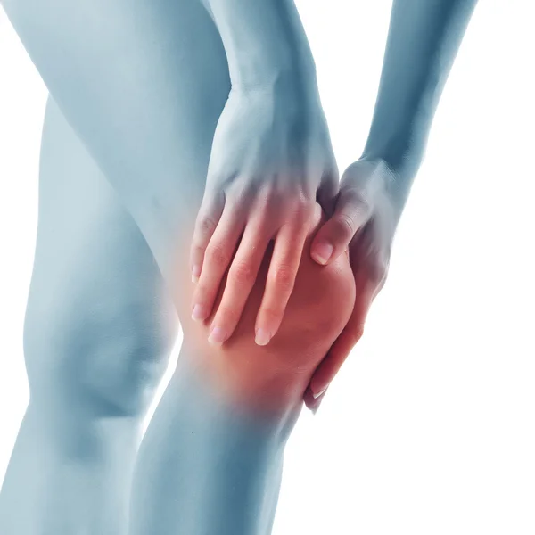 Pain in knee — Stock Photo, Image