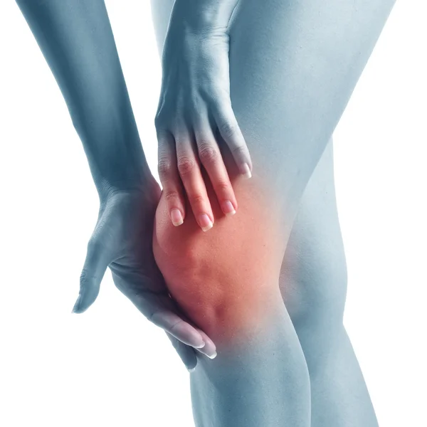 Pain in knee — Stock Photo, Image