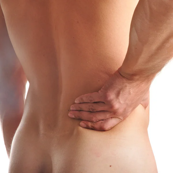 Pain in waist Royalty Free Stock Photos