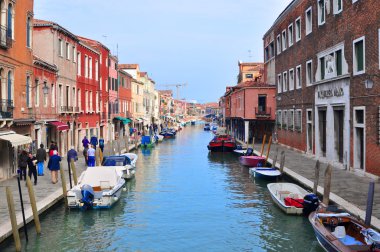 ana kanal, murano Adası, Venedik, İtalya