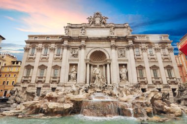 Fountain di Trevi Roma, İtalya 'da