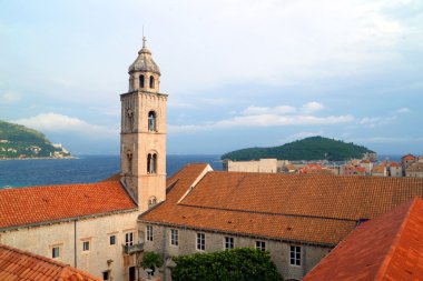 dubrovnik panorama müstahkem duvarlara alınan