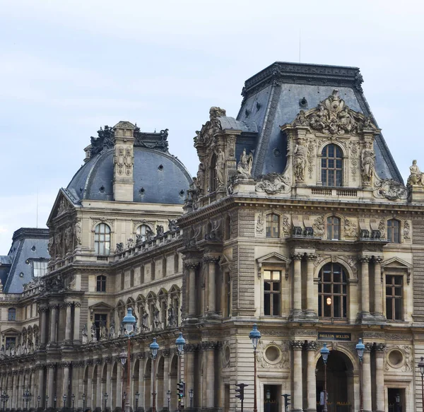 Paris Frankrike Louvren Museet Staden — Stockfoto
