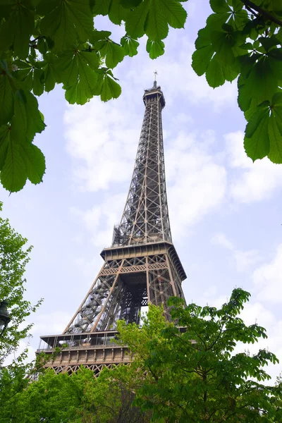 Эйфелева Башня Весна Париже — стоковое фото