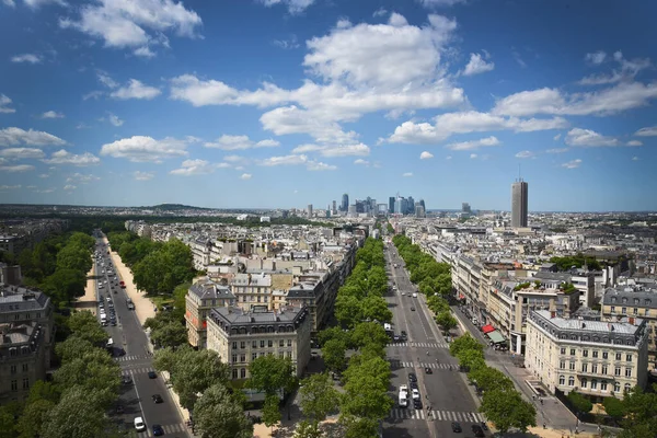 Vista Aerea Della Città Parigi Francia — Foto Stock