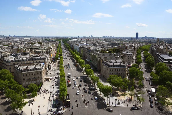 Vue Aérienne Ville Moderne Été — Photo