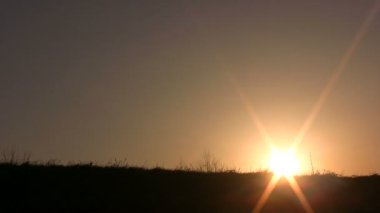 dans kız günbatımı