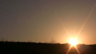 dans kız günbatımı