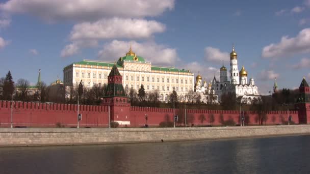 Moskova kremlin duvarı — Stok video