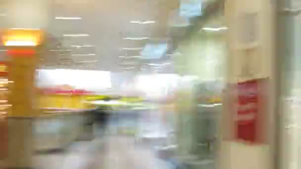 Abstracto tienda timelapse . — Vídeo de stock