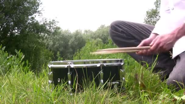 Drum instrument — Stock Video