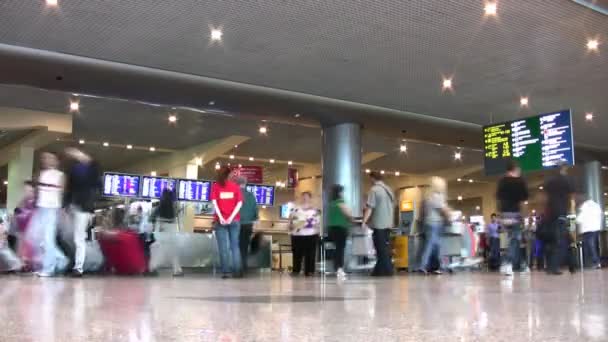 Flughafen — Stockvideo