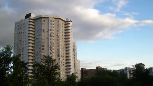 Coucher de soleil maison time lapse — Video