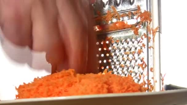 Розпадатися морква — стокове відео