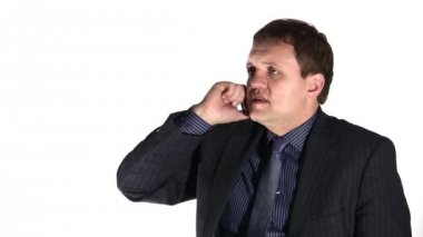 işadamı ile telefon