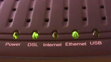 internet modem ışık