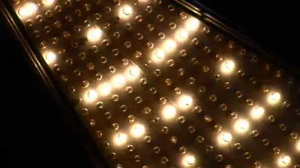 Decoratie lampen — Stockvideo