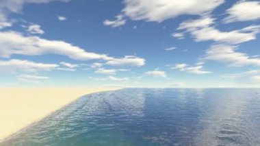 denizin üzerinde uçuş