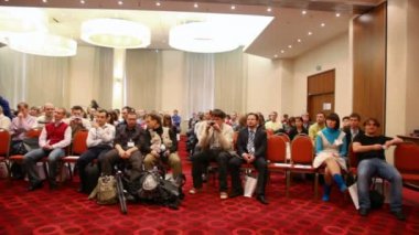 Moskova - 2 Ekim: Rusya konferans stokunun genel 09 Ekim 2, 2009 holiday Inn lesnaya, Moskova, Rusya. Yatay kaydırma
