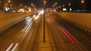 gece, zaman atlamalı de yol taşıma arabaları