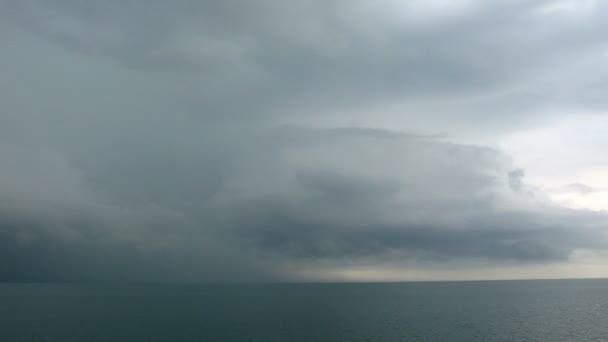 海上雷雨 — 图库视频影像