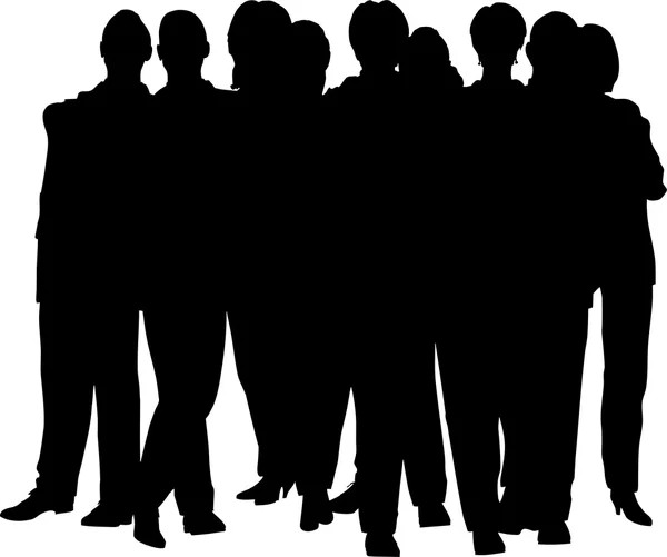 Crowd vector Vector Graphics