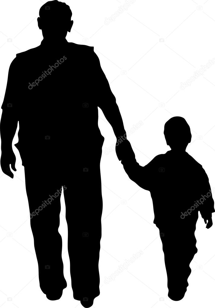 Download Vector grandfather and boy walking — Stock Vector © Paha_L ...