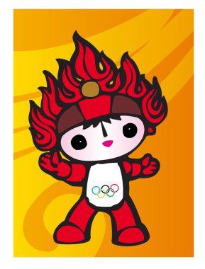 2008 Olimpiyatları için maskot