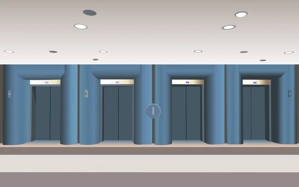 4 asansörleri — Stok Vektör