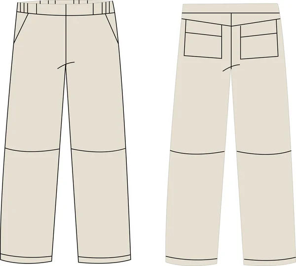 Vector de pantalones — Vector de stock