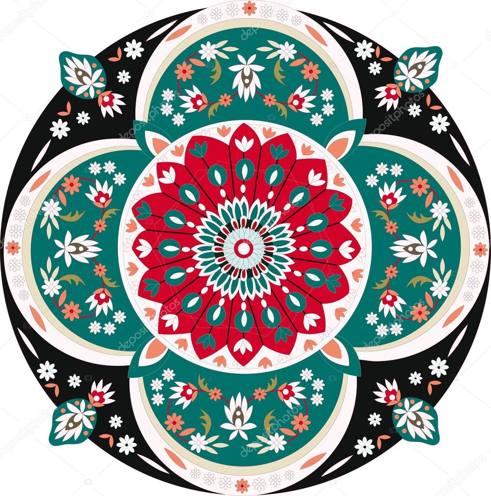 Oriental ornament vector