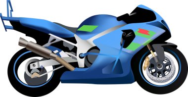 spor motosiklet vektör