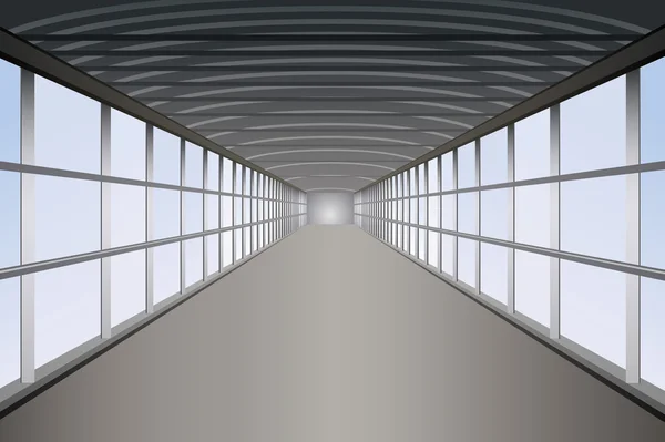 Vecteur de tunnel piétonnier — Image vectorielle