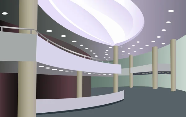 Foyer van de concert hall vector — Stockvector