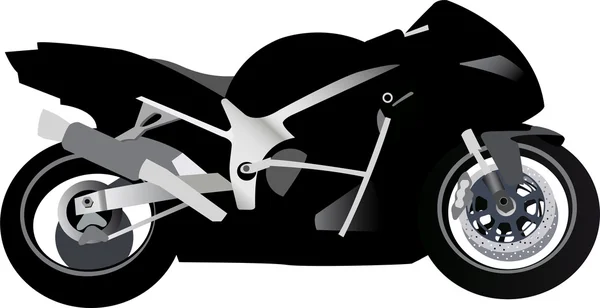 Deporte moto vector — Vector de stock