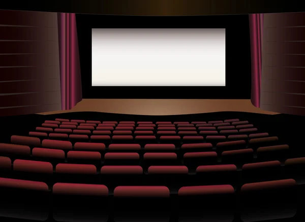 Cinema interio vector — Stockvector