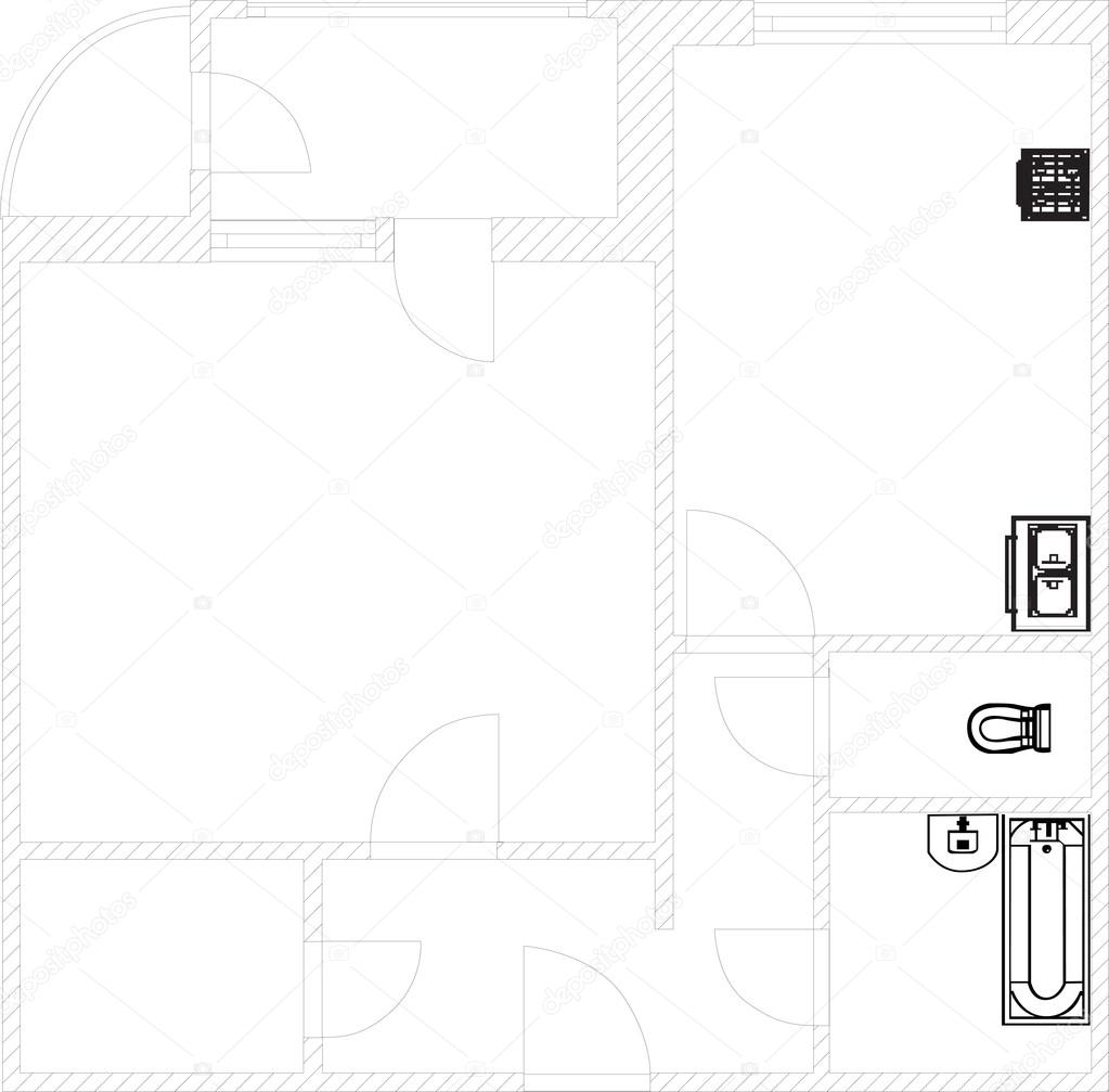 House plan vector Stock Vector Image by ©Paha_L 16909157