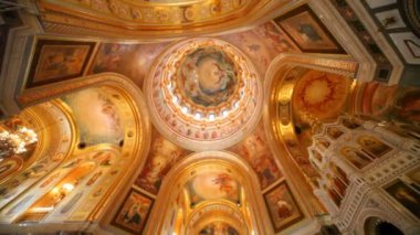 Dikey redeemer, Moskova, Rusya katedral yüksek tavan resim kaydırma