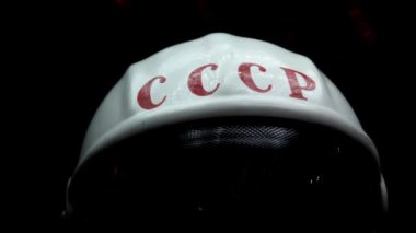 uzay giysisi içinde cosmonautics Anıt Müzesi'nde