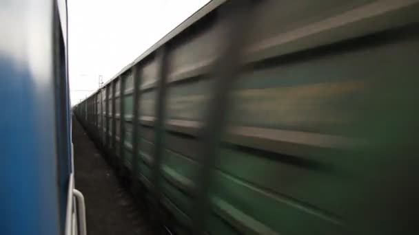 View from train — Stock Video