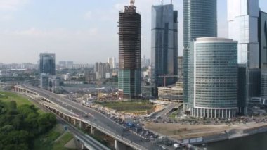 Moskova şehir Rusya da Moskova Uluslararası İş Merkezi.