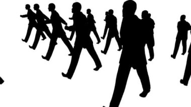 yürüyüşe birçok işadamı