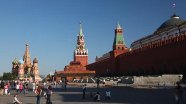 Tourists on Red Square.